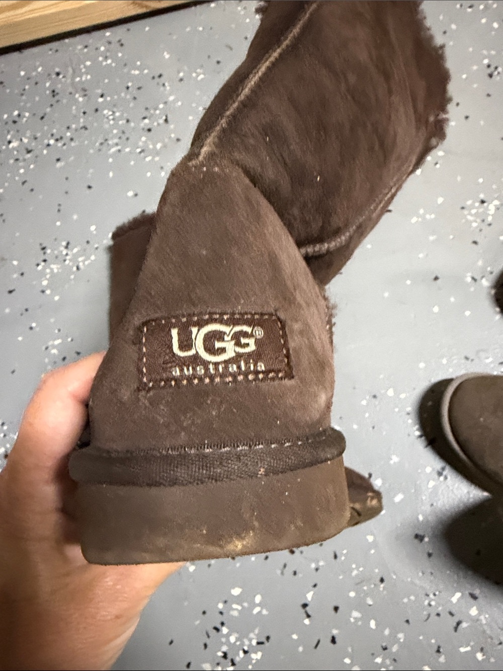UGG Women's Chestnut Button Suede Mid-Calf Boots - Picture 2 of 4